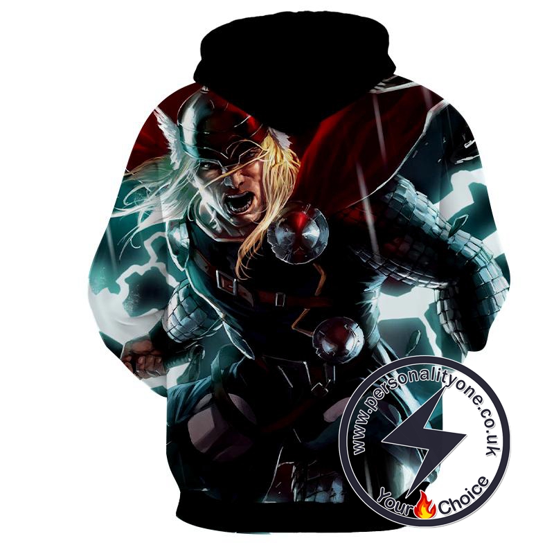 Thor Marvel - Thor 3D - Hoodies